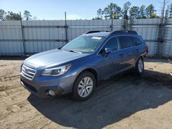 Salvage cars for sale from Copart Harleyville, SC: 2016 Subaru Outback 2.5I Premium