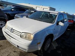 Salvage cars for sale at Martinez, CA auction: 2001 Volkswagen Golf GL