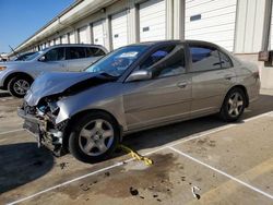 Honda Civic EX salvage cars for sale: 2005 Honda Civic EX