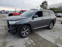 Salvage cars for sale from Copart Lexington, KY: 2013 Toyota Highlander Limited