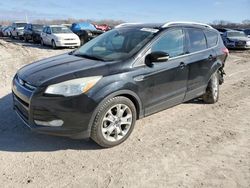 Salvage cars for sale at Wichita, KS auction: 2014 Ford Escape Titanium