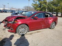 Salvage cars for sale at Lexington, KY auction: 2017 Ford Fusion SE