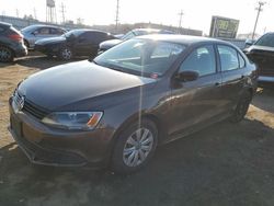 Salvage cars for sale from Copart Chicago Heights, IL: 2011 Volkswagen Jetta Base
