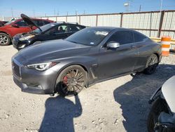 Salvage cars for sale at Haslet, TX auction: 2017 Infiniti Q60 RED Sport 400