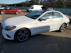 Mercedes-Benz salvage cars for sale: 2019 Mercedes-Benz C 300 4matic