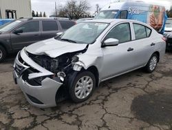 Salvage cars for sale from Copart Woodburn, OR: 2016 Nissan Versa S