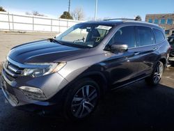 Honda salvage cars for sale: 2016 Honda Pilot Touring