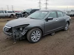 Salvage cars for sale from Copart Elgin, IL: 2011 Honda Accord EXL