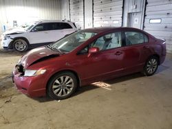 Honda salvage cars for sale: 2009 Honda Civic EX