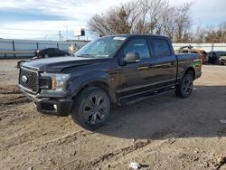 Salvage cars for sale at Oklahoma City, OK auction: 2018 Ford F150 Supercrew