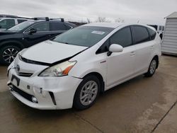 Vehiculos salvage en venta de Copart Grand Prairie, TX: 2012 Toyota Prius V