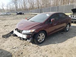 Salvage cars for sale from Copart Waldorf, MD: 2015 Honda Civic LX