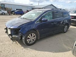 Salvage cars for sale from Copart Pekin, IL: 2015 Honda Odyssey EXL