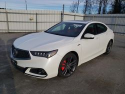 Salvage cars for sale at Dunn, NC auction: 2018 Acura TLX TECH+A