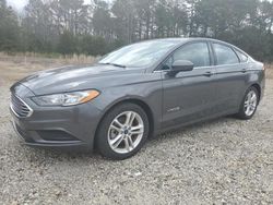 Salvage cars for sale from Copart Gainesville, GA: 2018 Ford Fusion SE Hybrid