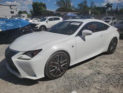 Salvage cars for sale from Copart Marlboro, NY: 2017 Lexus RC 350