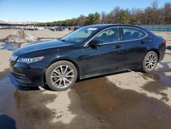 Salvage cars for sale at Brookhaven, NY auction: 2015 Acura TLX