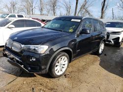 Salvage cars for sale from Copart Bridgeton, MO: 2017 BMW X3 XDRIVE28I