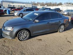 Salvage cars for sale at Pennsburg, PA auction: 2016 Volkswagen Jetta SEL