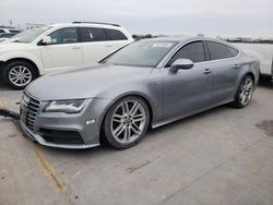 Salvage cars for sale from Copart Grand Prairie, TX: 2015 Audi A7 Prestige