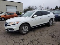Salvage cars for sale at Woodburn, OR auction: 2014 Honda Crosstour EXL