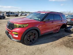 Salvage cars for sale from Copart Fredericksburg, VA: 2021 Ford Explorer ST