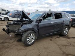 Salvage cars for sale at Woodhaven, MI auction: 2016 KIA Sorento LX