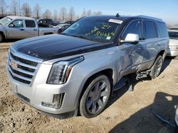 Salvage cars for sale from Copart Bridgeton, MO: 2016 Cadillac Escalade Luxury
