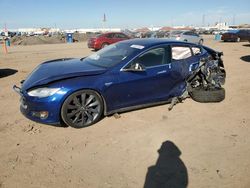Salvage cars for sale from Copart Phoenix, AZ: 2015 Tesla Model S 70D