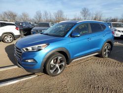 Salvage cars for sale from Copart Elgin, IL: 2017 Hyundai Tucson Limited