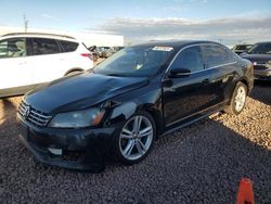 Salvage cars for sale from Copart Phoenix, AZ: 2015 Volkswagen Passat SEL
