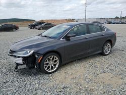 Salvage cars for sale at Tifton, GA auction: 2015 Chrysler 200 C