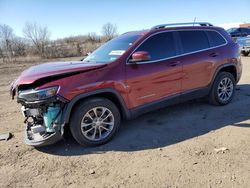 Salvage cars for sale from Copart Columbia Station, OH: 2021 Jeep Cherokee Latitude LUX