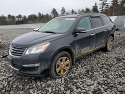 Salvage cars for sale at Windham, ME auction: 2014 Chevrolet Traverse LT