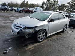 Toyota Corolla Base salvage cars for sale: 2012 Toyota Corolla Base