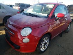 Salvage cars for sale from Copart Elgin, IL: 2015 Fiat 500 POP