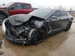 Salvage cars for sale at Grand Prairie, TX auction: 2015 Lincoln MKZ Hybrid
