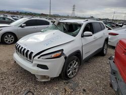 Salvage cars for sale from Copart Tucson, AZ: 2016 Jeep Cherokee Latitude