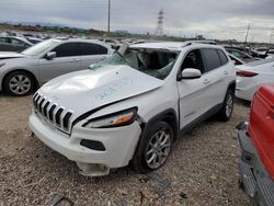 Jeep Cherokee Latitude salvage cars for sale: 2016 Jeep Cherokee Latitude