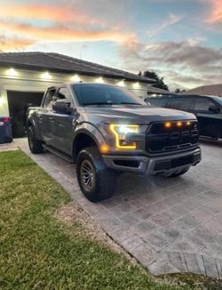 Salvage cars for sale at Homestead, FL auction: 2018 Ford F150 Raptor