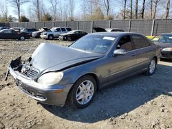 Mercedes-Benz S 430 4matic salvage cars for sale: 2005 Mercedes-Benz S 430 4matic