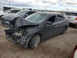 Salvage cars for sale from Copart Tucson, AZ: 2017 Nissan Sentra S