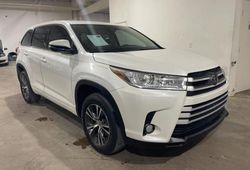 Copart GO Cars for sale at auction: 2018 Toyota Highlander LE