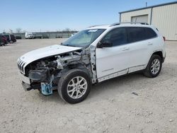 Salvage cars for sale from Copart Kansas City, KS: 2016 Jeep Cherokee Latitude