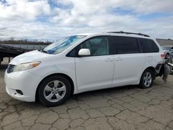 Toyota Sienna LE salvage cars for sale: 2012 Toyota Sienna LE