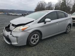 Salvage cars for sale from Copart Concord, NC: 2013 Toyota Prius