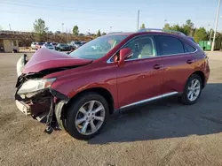 Lexus RX350 salvage cars for sale: 2012 Lexus RX 350