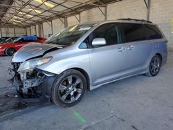 Toyota Sienna Sport Vehiculos salvage en venta: 2011 Toyota Sienna Sport