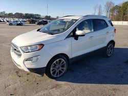 Salvage cars for sale from Copart Dunn, NC: 2019 Ford Ecosport Titanium