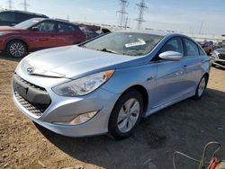 Salvage cars for sale at Elgin, IL auction: 2014 Hyundai Sonata Hybrid